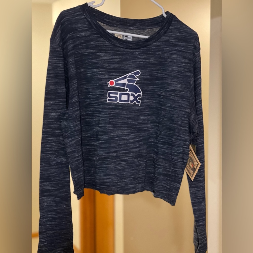 Chicago White Sox long sleeve crop top